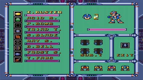 Mega Man X Cheats & Codes For SNES, Game Genie .